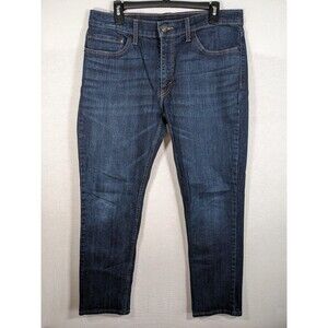 EUC Levi's 511 Jeans Men's 34x30 Slim Straight Fit 5 Pocket Dark Wash Stretch